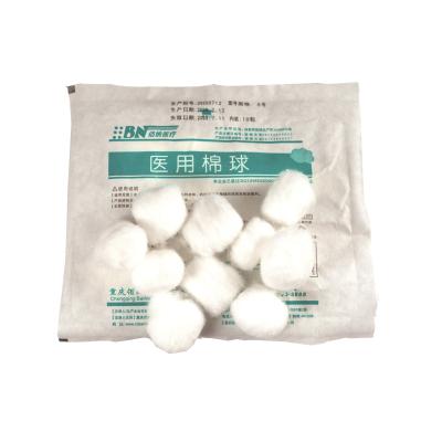 China Gauze Balls Medical Good Quality Sterile Surgical Cotton Wadding Pure White 100% Cotton for sale