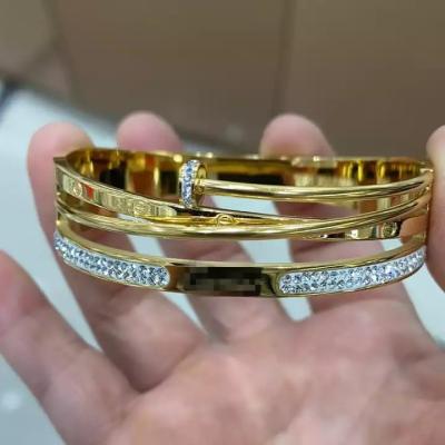 China Nickel-Free Lead-Free The 2022 New Hot Fashion Jewelry Diamond - Encrusted Fine Bracelets For Women And Men for sale