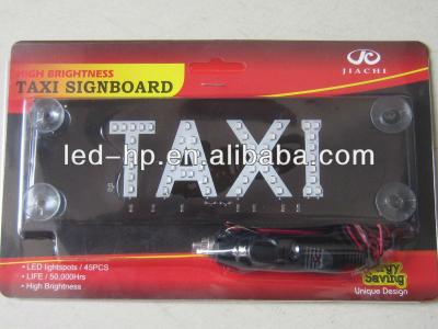 China Best Selling Waterproof Taxi Dome Light Circle / Square / With Plastic Cover for sale