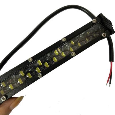 China 2022 New Design Die Casting 7D 18W Aluminum Housing Led Mini Light Bar Car Led Work Light for sale