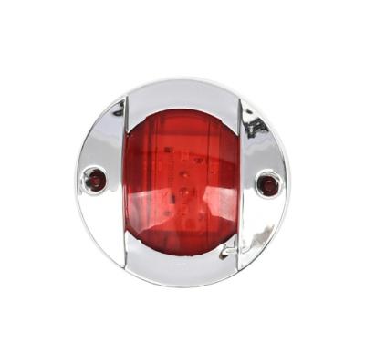 China Automobile Lamp 12V 24V 6Leds Waterproof Lorry Side Marker Led Light Bus Truck Auto Warning Light for sale