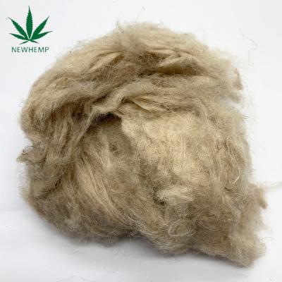 China Hemp Anti-bacteria Natural Color Pure Fiber For Spinning Blend Dye Weaving Strong Durable Fibers for sale