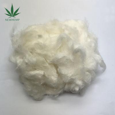 China 100% Natural Bleached Hemp Fiber Eco-friendly Anti-bacteria Bleach For Strong Durable Hemp Spin Blend Dye Weaving Fibers for sale