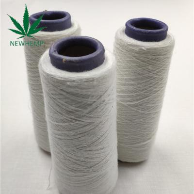 China Anti-bacteria 11S 55%Hemp45%Recycle Polyester Yarn For Knitting And Weaving With Good Quality for sale