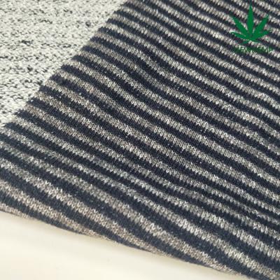 China Sustainable Natural Organic 55% Hemp 45% Cotton Blends Hemp Jersey Fabric For T Shirts for sale