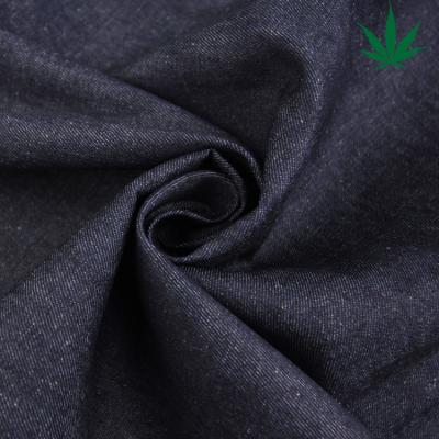 China Sustainable New Style 55% Hemp 45% Cotton Blends Hemp Fabric Organic Hemp Apparel Fabric for sale