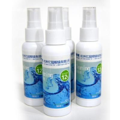 China Eyeglass 50ml Eyeglasses Spray Liquid Optical Lens Cleaning Spray Solution Remover. for sale