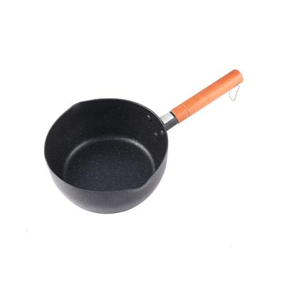 China High Quality Sustainable 2 In 1 Professional Convenient Aluminum Nonstick Sauce Milk Hot Boiling Pan To Cookware With Lid for sale