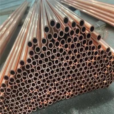 China Orange Red Cu Ductile C12200 Kupferrohr 2m Länge zu verkaufen