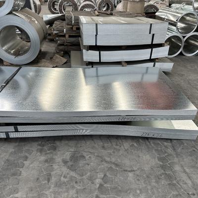 China Hojas de acero galvanizado Tamaños normalizados de zinc laminado en caliente revestido 40-600 g/m2 en venta