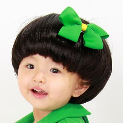 China Hot selling wig 1-10 years girl's hair girl's straight hair wig 1-10 years wave children's wig children's regular girl's wig baby neat short cheap bangs for sale