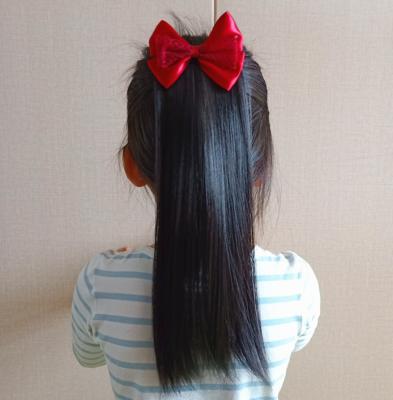 China Barbie Deep Wave Children's Wig Inflatable Hair Piece Doll Wig Baby Hair Hat Accessories Doll Link Red Pink With Staight Wave Hair for sale