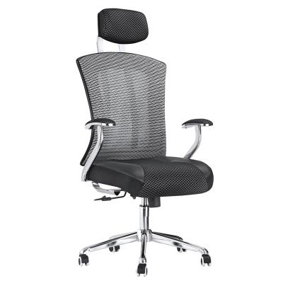 China Adjustable (height) Wholesale strong metal decoration high quality seating luxury ergonomic mesh executive office furniture manager chair for sale