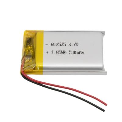 China Toys High Voltage li-ion battery GZAPSC  602535 eco-friendly 3.7V 1000mAh ion lithium polymer battery for sale