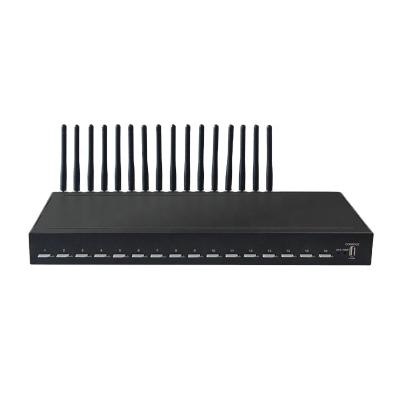 China Voice Sms Horizon 4G Voip Gateway 2G / 3G / 4G SIP 16 Voip SMS Terminal Port SK 16-16 Gateway Modem for sale