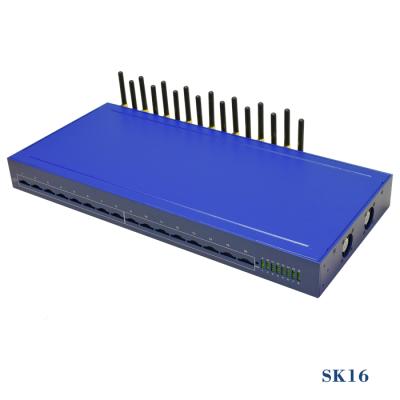 China 16 port with 128 sim cards ODM 128 Sims GSM Gateway Product 16 Ports Voip 4G Gateway Voip Gateway for sale