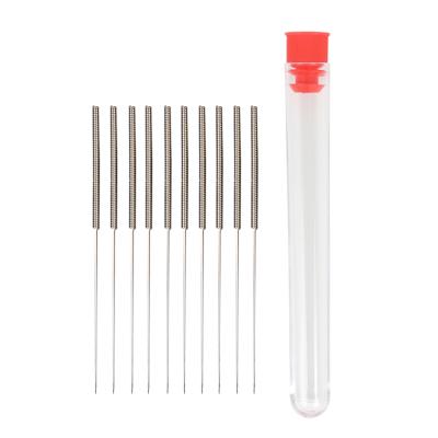 China 3DSWAY 3D Printer Parts Nozzle Cleaning Tool Kit 10pcs 0.2mm 0.3mm Bendable Nozzle Cleaner Needle 0.4mm For 1.75/3mm Filament for sale