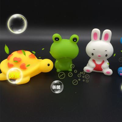 China Bath Toy Wholesale Small Kids Bath Toys With Small PVC Cute Animal Plastic Toys for sale