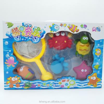 China Safety six in the set China market best selling bath toys baby gift for baby for sale