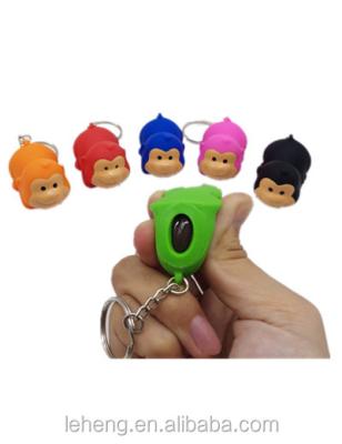 China Game Toy Novelty Toy Gift Craft Soft Squeeze Pooping Shit Monkey PVC Key Chain for sale