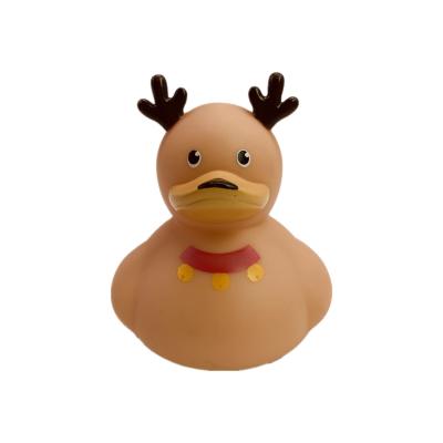 China Bath Toy Promotion Item Small Duck Baby Duck Toy, Multicolor Rubber Toy for sale