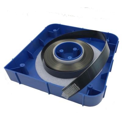 China Flexo And Gravure Printing C100 Blue Coated Doctor Blade For Lamella 30mm*0.15mm*100m Flexo And Gravure Printing for sale