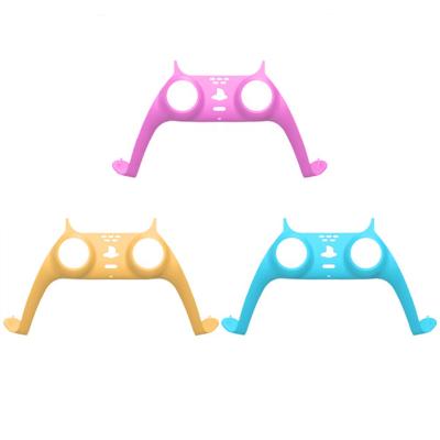 China For Playstatio 5 Environmental Plastic Grip Wires PSP PC Clip Cover PS5 Gamepad Console Flange Decorative Strip Peel Shell Cover For ps5 for sale