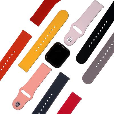 China Replace Strap DIY OEM Sports Watch Band For y68/D20/Y68PLUS/X6plus Silicone Strap For Match Wristband Replacement Wristband Accessories Smart Belt for sale