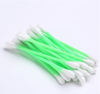 China Cosmetic Disposable Cotton Swab Makeup Double-End Home Cleaning Ear Plastic for sale