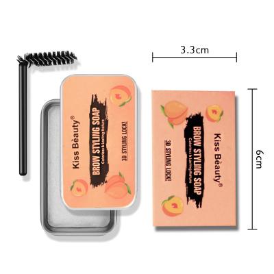 China Wholesale Waterproof Eyebrow Waterproof Eyebrow Cream Shaping Soap Colorless Transparent Regenerative Lasting Natural Shaping for sale