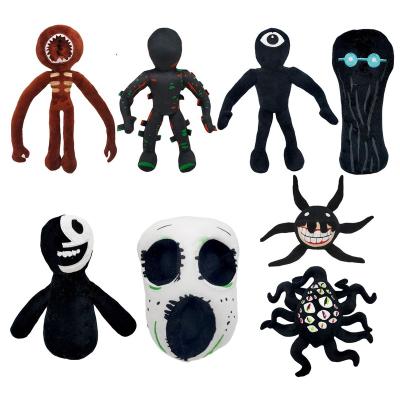 China Plush New Game Figure Doors  Plushie Toy Creative Doors Roblo Horror Stuffed Dolls Cartoon Doors Plush Brown Scary Toys for sale