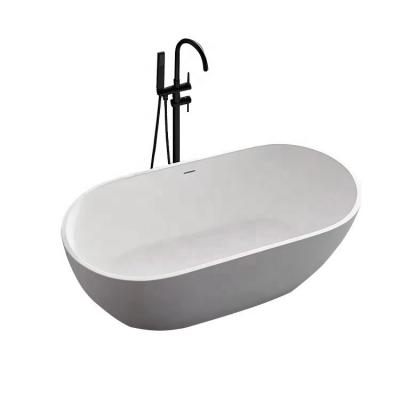 China Factory Directly MOQ 1 Pcs Acrylic Solid Outdoor Corner Standing Soaking Bathtub Eco-friendly Colored Low Price for sale