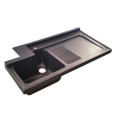 China Modern Black Deep Bathroom Laundry Wash Sink Customized Size for sale