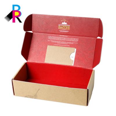 China Recyclable Fast Supply Customized Design Paper Box Printed Color Inside Recycle Corrugated Box for sale