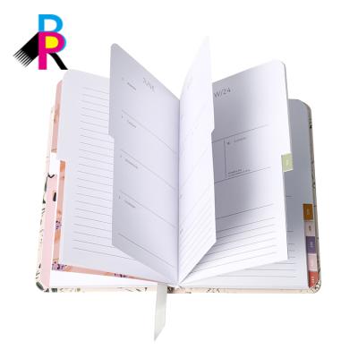 China Personalized Custom Design CMYK Print Maker Hardcover Book Logo Printed Notebook for sale