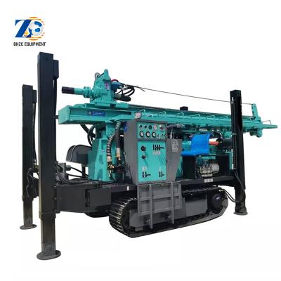 China BHZC-350 Water Wells Rock Drill Rig Drilling Rig Hot Sale 300m 350m DTH Crawler Air Compressor Drill Rig Rig for sale