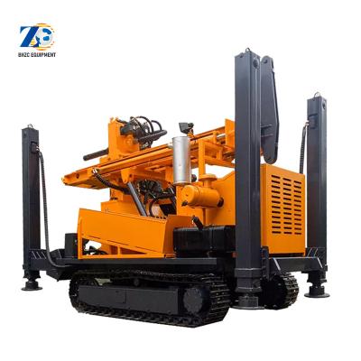 China energy & BHZC-260 mining depth 200 meter crawler pneumatic rotary water well drilling rig machine price for sale for sale