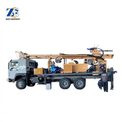 China Farms 500/1000m Circulation DTH Deep Reverse Geological Exploration Drilling Rig for sale