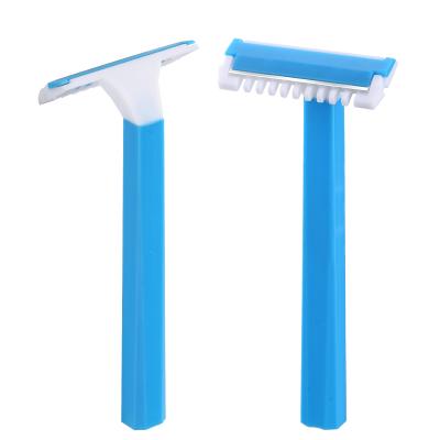 China Twin Blades Single Blade Razor Body Disposable Shaving Razor for sale