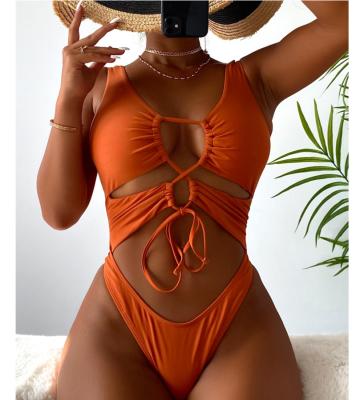 China Antibacterial High Quality Women's Sexy Bikini Ladies Swimwear Backless One Piece Swimsuit for sale