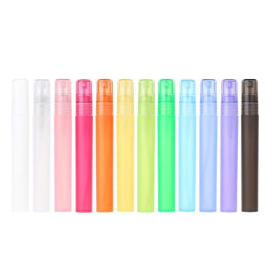 China Hot Sale 8ml 10ml Household Products Plastic Pen Spray Bottle With 3 Design Caps for sale