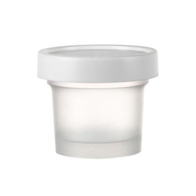 China Custom Single Wall Disposable Plastic Cup With Lid Ice Cream Yogurt Pudding Cup for sale