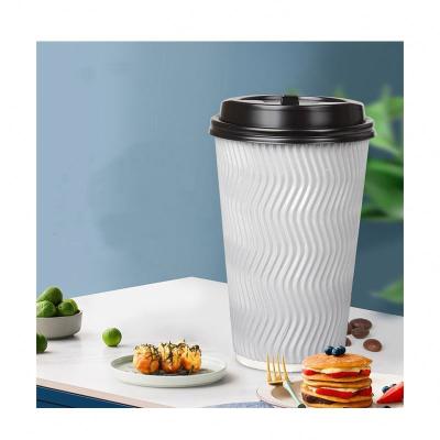 China Custom Printed Hot Disposable Design Popular Manufacturer Bubble Tea Drinking Disposable Paper Cup for sale