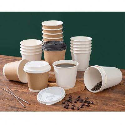 China Disposable Fancy Custom Printed Coffee Cups Disposable Paper Takeaway Sealing Coffee Cup for sale