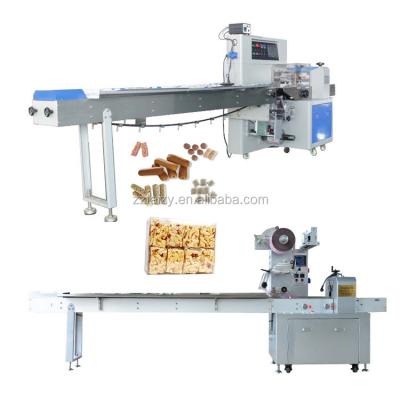 China Horizontal Food Soap Packaging Machine Chocolate Bars Packing Machine Pillow Packing Machine for sale