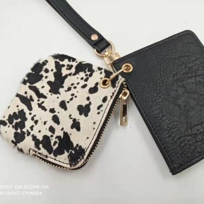 China New Trend Mini Handcarry Decorative Horsehair Pendant Easy Cute Zipper Coin Bag Small Key Bag for sale