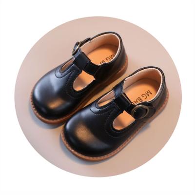 China 2021 Anti-Smell T Bar Kids Shoes School Shoes For Boys And Girls for sale