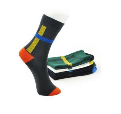 China Custom logo, design, color knitted cotton Sports Custom Dress Men Socks for sale