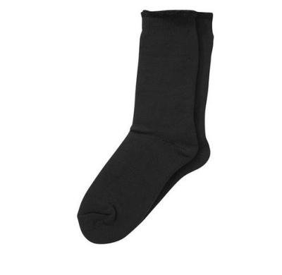 China Cotton custom logo, design jacquard black Wool Crew Socks for sale