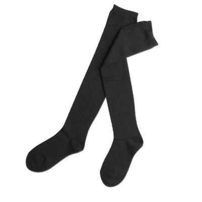 China Single-Cylinder knitted custom Over the knee student's socks for sale